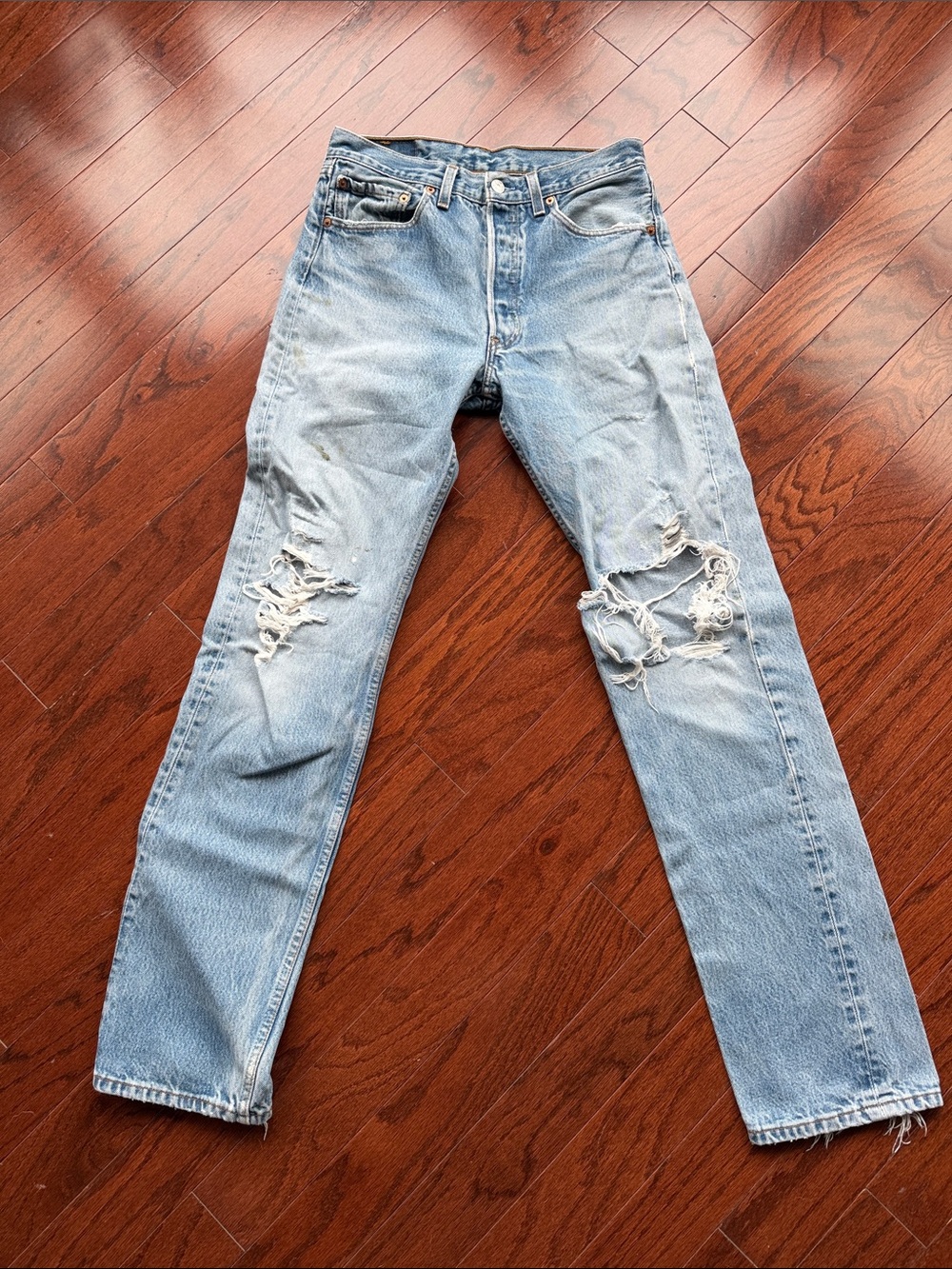 Vintage Levi 501 Distressed Jeans